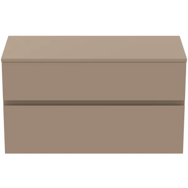 Ideal Standard Waschtischunterschrank „Finesse“ 100,2 × 55,8 × 44 cm Greige matt Ideal Standard Waschtischunterschrank „Finesse“ 100,2 × 55,8 × 44 cm Greige matt