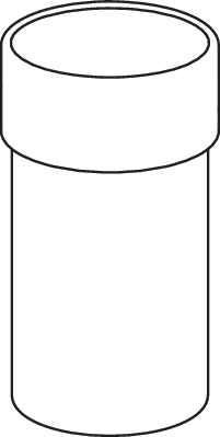 WC-Bürstenglas, f. 100.20.10045 WC-Bürstenglas, f. 100.20.10045