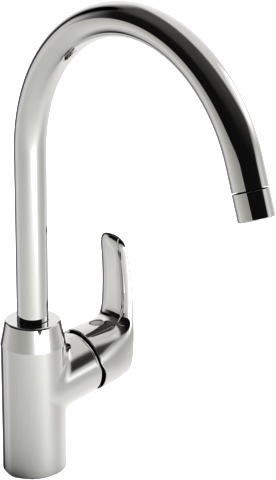 HA Einhebelmischer Küchenarmatur HANSAPINTO 4513 Ausladung 213 mm DN15 Chrom
