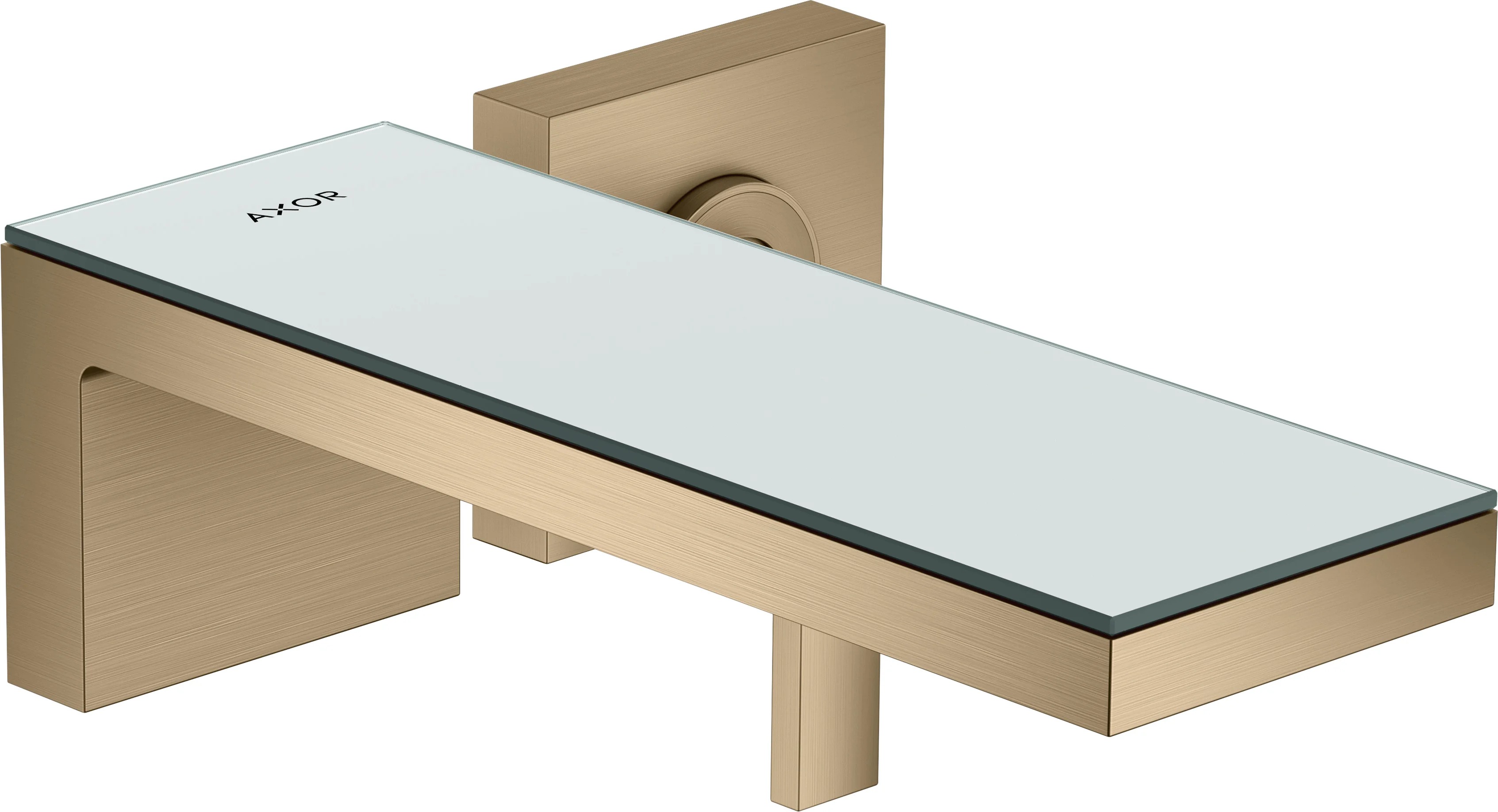 Hansgrohe AXOR MyEdition Platte 245 Glas – abnehmbar, 245 mm Länge