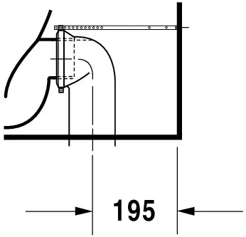 Stand-WC Kombi Starck 3 655 mm Tiefspüler,f.SPK,Abg.Vario,weiß,HYG Stand-WC Kombi Starck 3 655 mm Tiefspüler,f.SPK,Abg.Vario,weiß,HYG