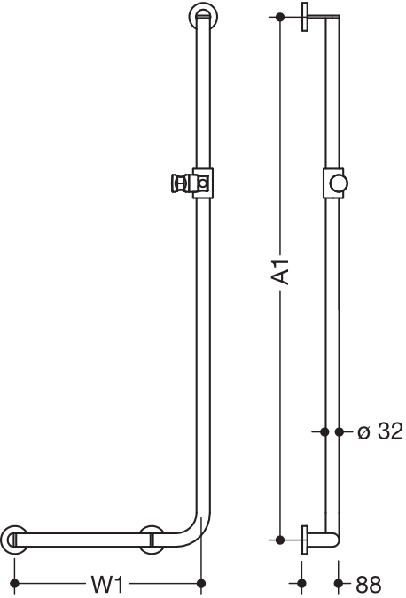 HEWI Haltegriff „System 900“