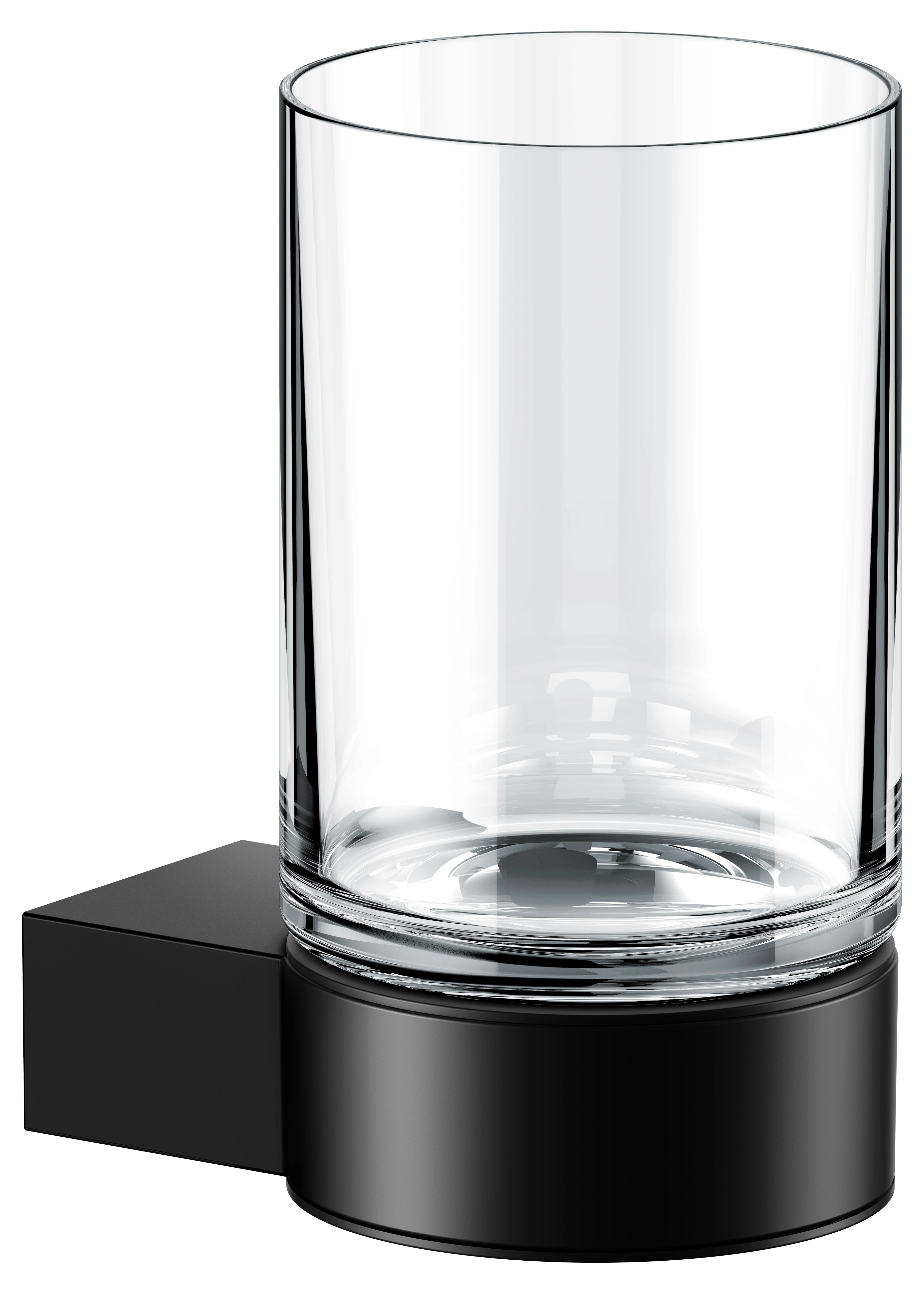 Plan 14950379000 Glashalter mit Echtkristall-Glas schwarz Plan 14950379000 Glashalter mit Echtkristall-Glas schwarz