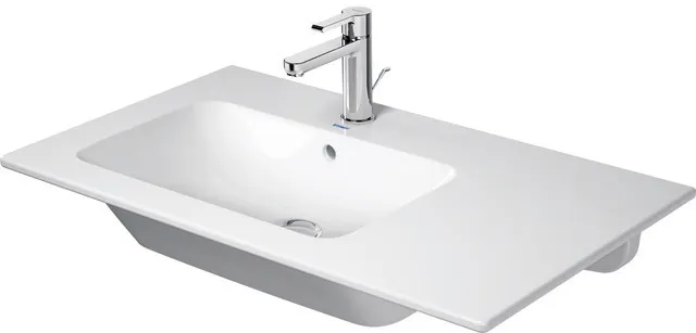 Wandwaschtisch „ME by Starck“, mit Überlauf in Weiß Seidenmatt Becken: links / Farbe: Weiß Seidenmatt / Größe: 83 × 49 cm / Hahnlochbohrung: ohne Hahnlochbohrung / Hahnlochposition: ohne / Oberflächenveredelung: mit WonderGliss / Überlauf: mit Überlauf Wandwaschtisch „ME by Starck“, mit Überlauf in Weiß Seidenmatt Becken: links / Farbe: Weiß Seidenmatt / Größe: 83 × 49 cm / Hahnlochbohrung: ohne Hahnlochbohrung / Hahnlochposition: ohne / Oberflächenveredelung: mit WonderGliss / Überlauf: mit Überlauf