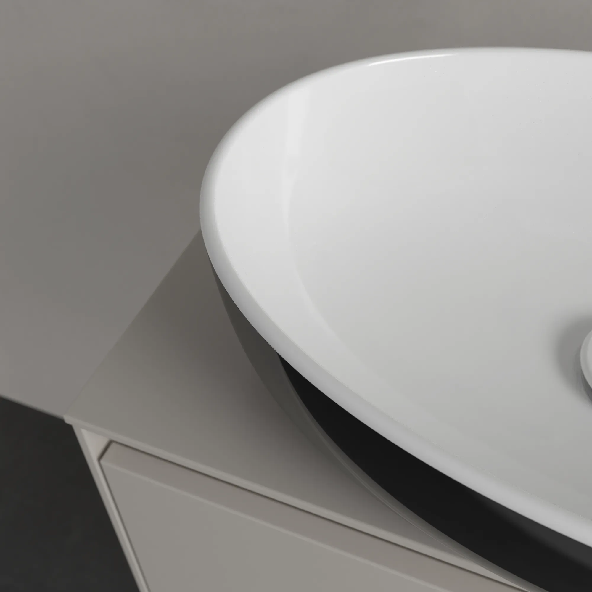 Villeroy & Boch Aufsatzwaschtisch „Artis“ 480 × 325 × 135 mm in Coal Black