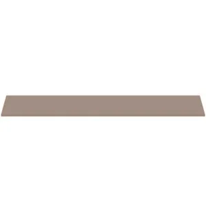 Ideal Standard Waschtischplatte i.life B ohne Ausschnitt, 1804x506x18mm, Greige matt
