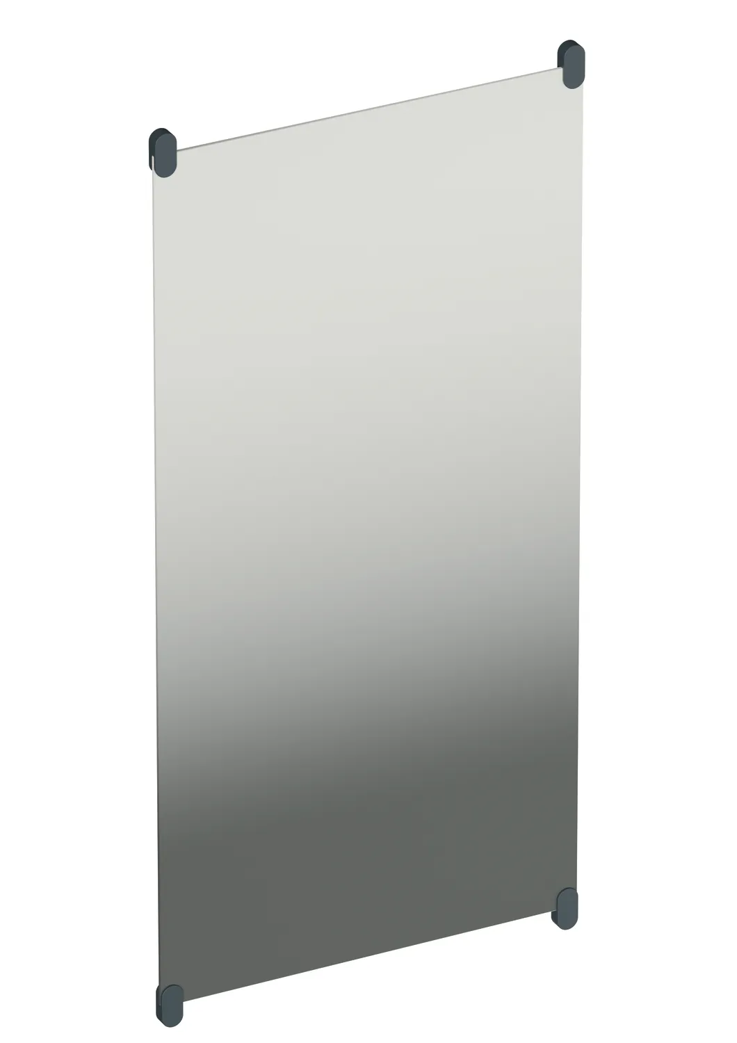 HEWI Spiegel „Serie 801“ 60 × 120 cm in Anthrazitgrau HEWI Spiegel „Serie 801“ 60 × 120 cm in Anthrazitgrau