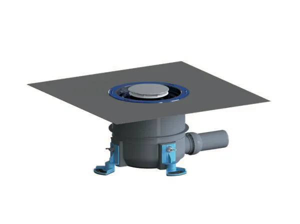 Duschwannenablauf ORIO DallBox, Haube verchromt, DN 50 Duschwannenablauf ORIO DallBox, Haube verchromt, DN 50