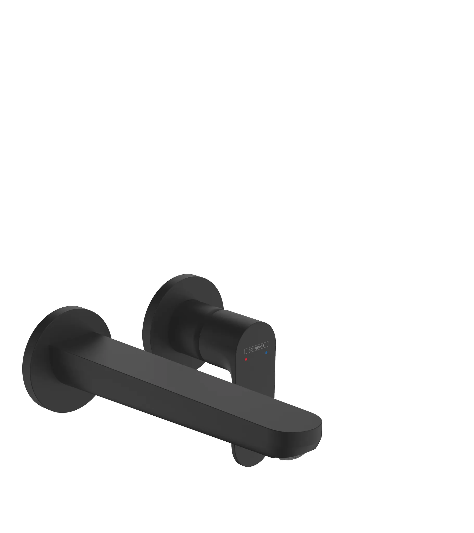 Hansgrohe Rebris S Einhebel-Waschtischmischer Unterputz für Wandmontage, Mattschwarz, 20 cm Auslauf Hansgrohe Rebris S Einhebel-Waschtischmischer Unterputz für Wandmontage, Mattschwarz, 20 cm Auslauf
