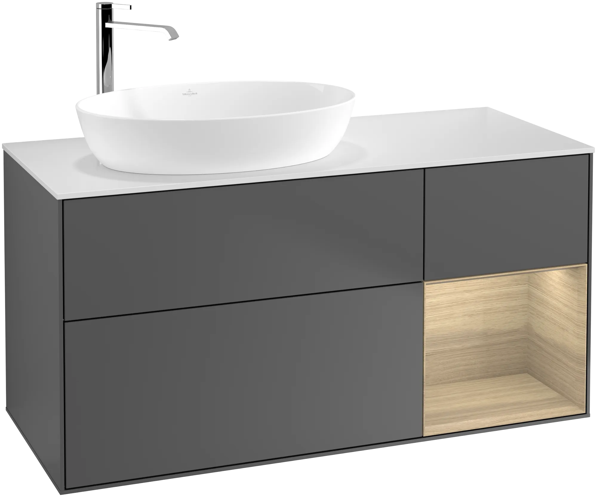 Villeroy & Boch Finion Waschbeckenunterschrank G93 1200x603x501mm Anthrazit