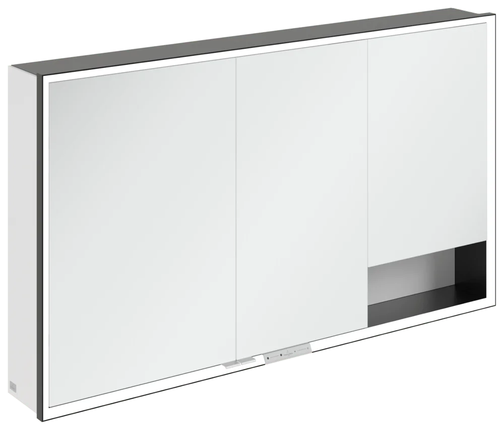 Villeroy & Boch Aufputz-Spiegelschrank My View+ B48113, 1300 x 750 x 168 mm, Pure White Villeroy & Boch Aufputz-Spiegelschrank My View+ B48113, 1300 x 750 x 168 mm, Pure White