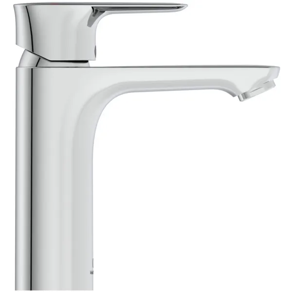 Waschtischarmatur Connect Air, Grande, 5l/min., ohne Ablaufgarnitur, Ausladung 125mm, Brushed Gold Waschtischarmatur Connect Air, Grande, 5l/min., ohne Ablaufgarnitur, Ausladung 125mm, Brushed Gold