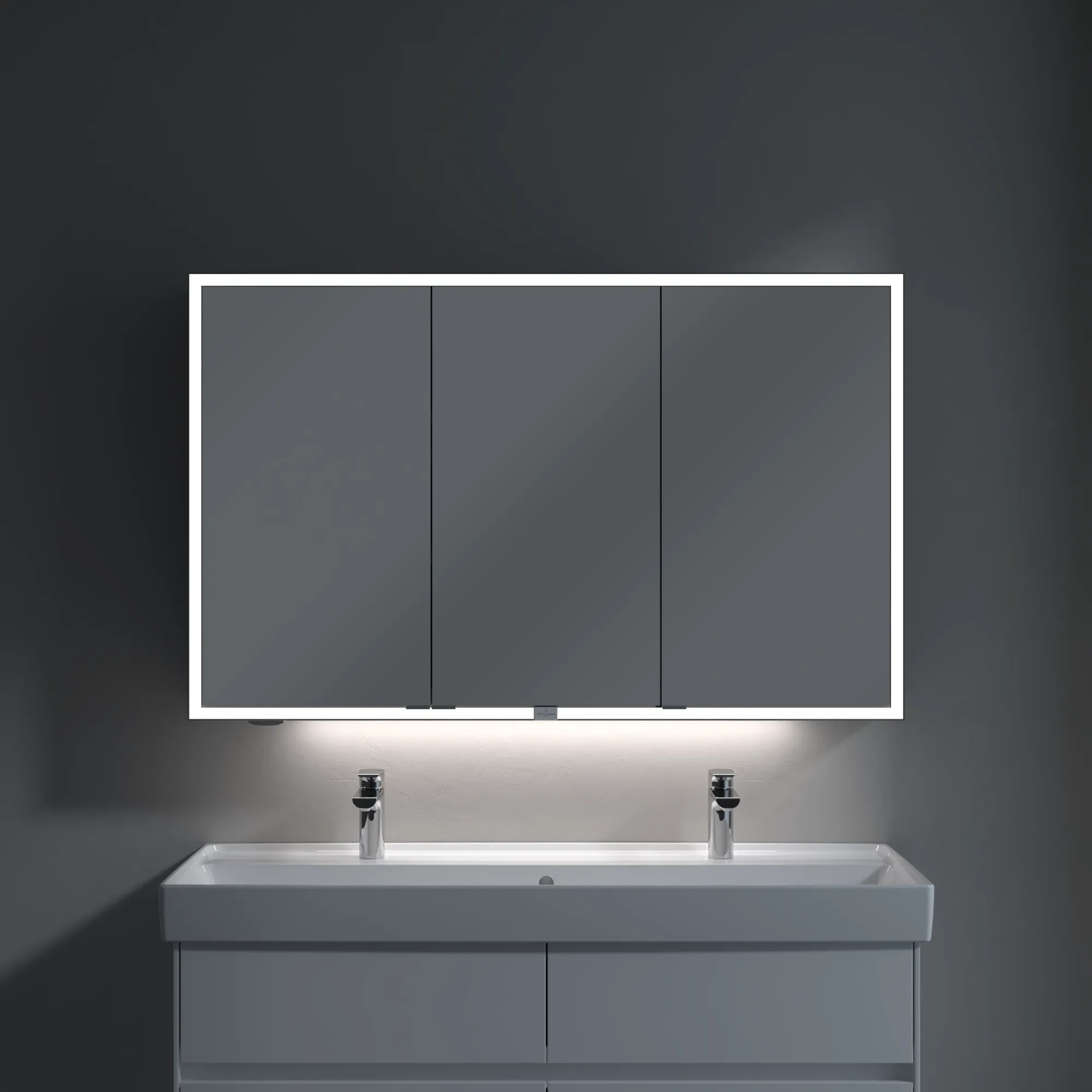 Villeroy & Boch Spiegelschrank „My View Now“ mit Sensorschalter 120 × 75 × 16,8 cm
