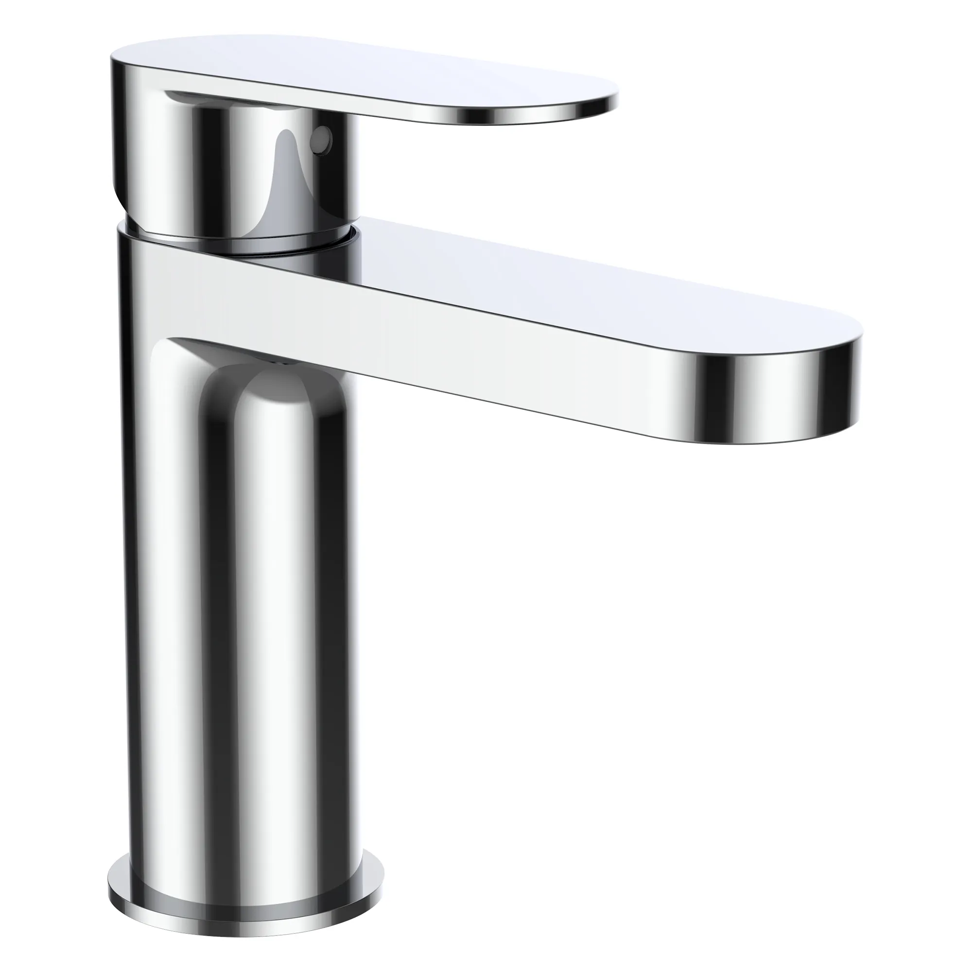 Einhebel-Waschtischmischer NEJA Festauslauf Ausladung 120 mm mit Ablaufventil chrom Einhebel-Waschtischmischer NEJA Festauslauf Ausladung 120 mm mit Ablaufventil chrom