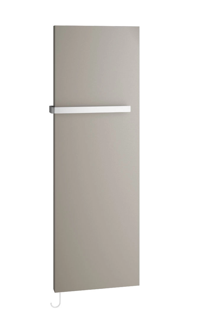 Kermi Design-Elektroheizkörper „Rubeo®-E“ 47 × 172,5 cm in glanzsilber Metallic