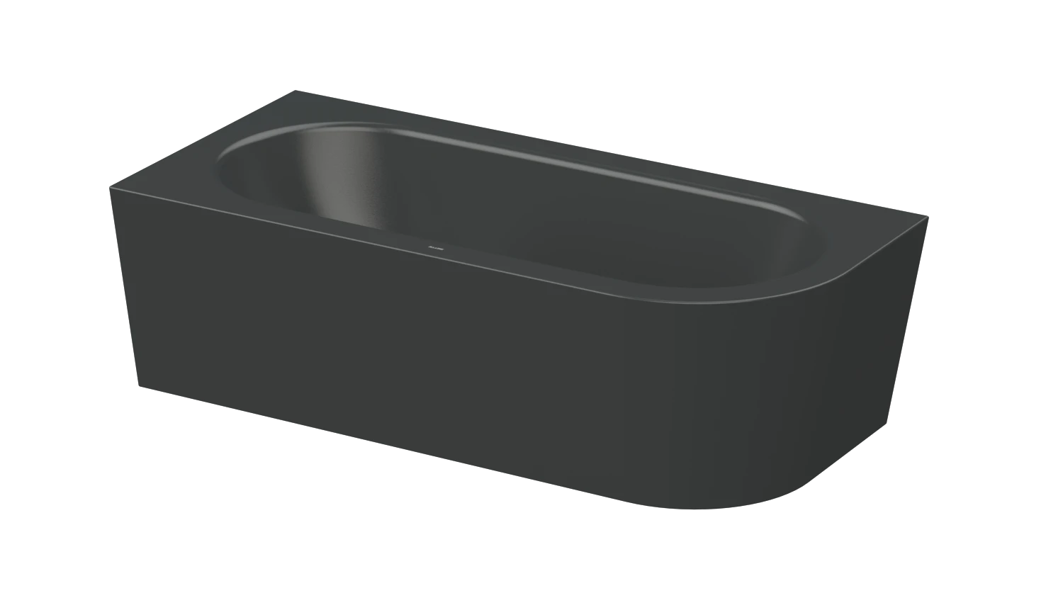 Bette BetteSilhouette Badewanne 1850x850x420 mm, Ebony, glasierter Titan-Stahl, 2-Sitzer, Eck-Einbau Bette BetteSilhouette Badewanne 1850x850x420 mm, Ebony, glasierter Titan-Stahl, 2-Sitzer, Eck-Einbau