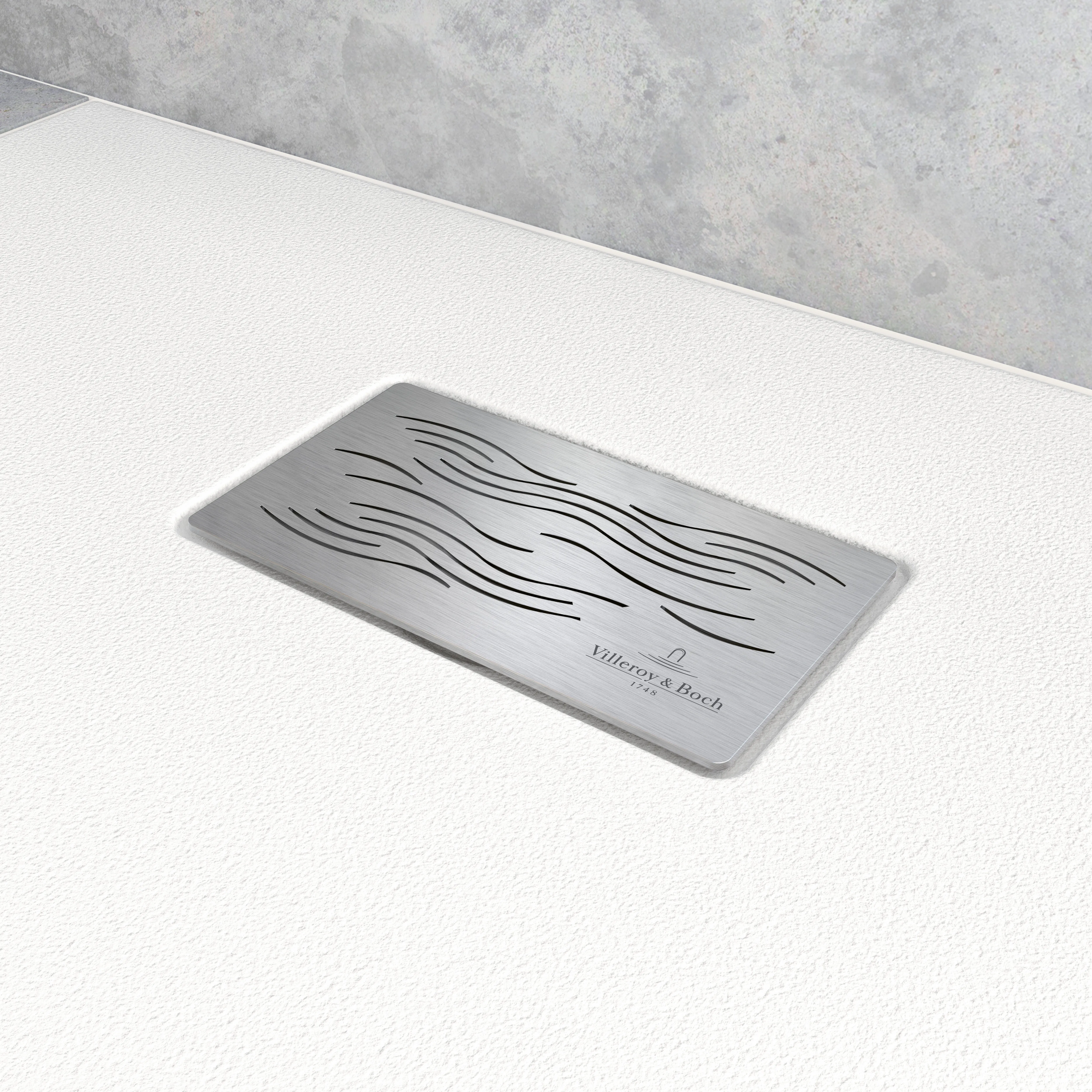 Villeroy & Boch rechteck Duschwanne „Le Valence“ für Aufsatz bzw. flächenbündigen Einbau 90 × 120 cm