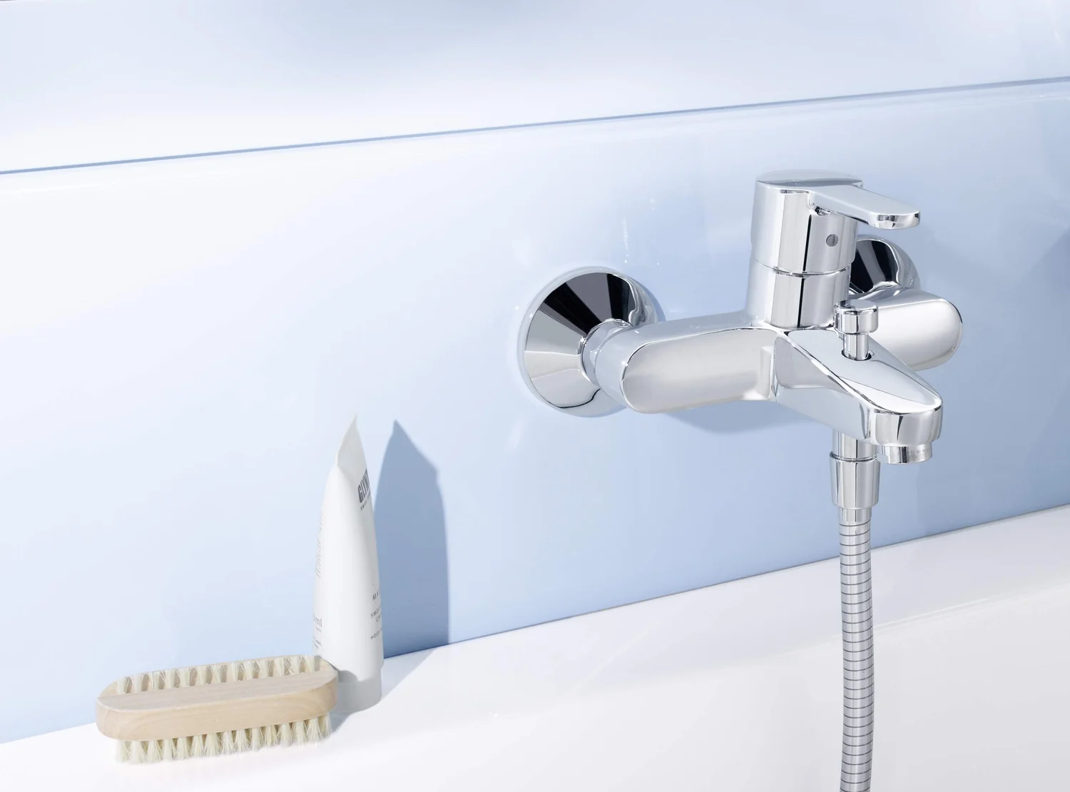 HansaPRIMO Einhebelmischer Wafü und Brausebatterie DN15 Chrom