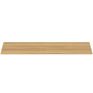 Waschtischplatte i.life B ohne Ausschnitt 1404x506x18mm Weiß matt