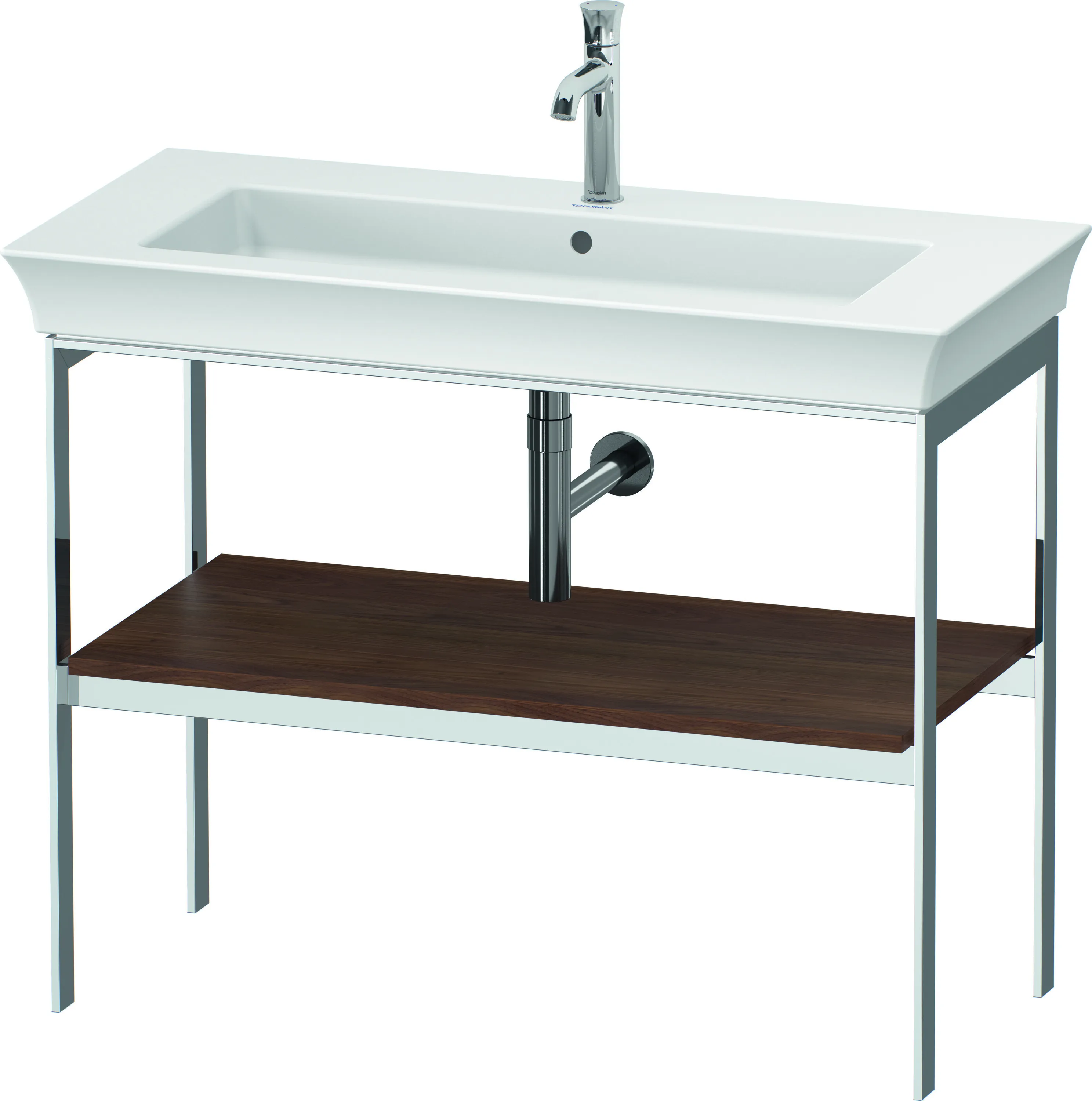 Duravit Konsole „White Tulip“ in Amerikanischer Nussbaum