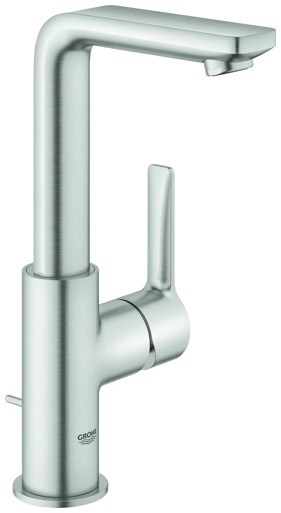 Grohe Lineare Einhand-Waschtischbatterie L-Size supersteel