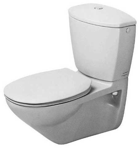 Wand-WC Duraplus Practica-Cascade 650 mm, für SPK Lago, weiß