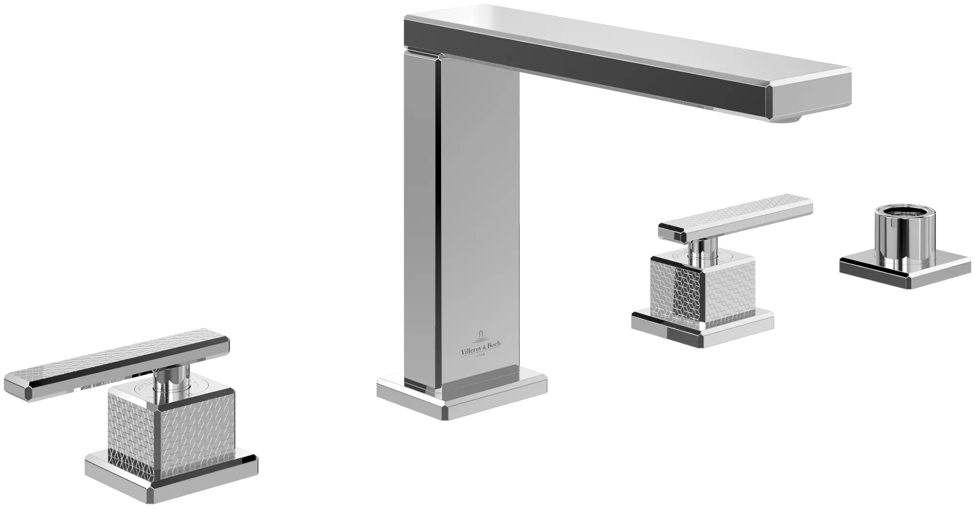 Zweihand-Wannenarmatur „Mettlach“ in Chrom Zweihand-Wannenarmatur „Mettlach“ in Chrom