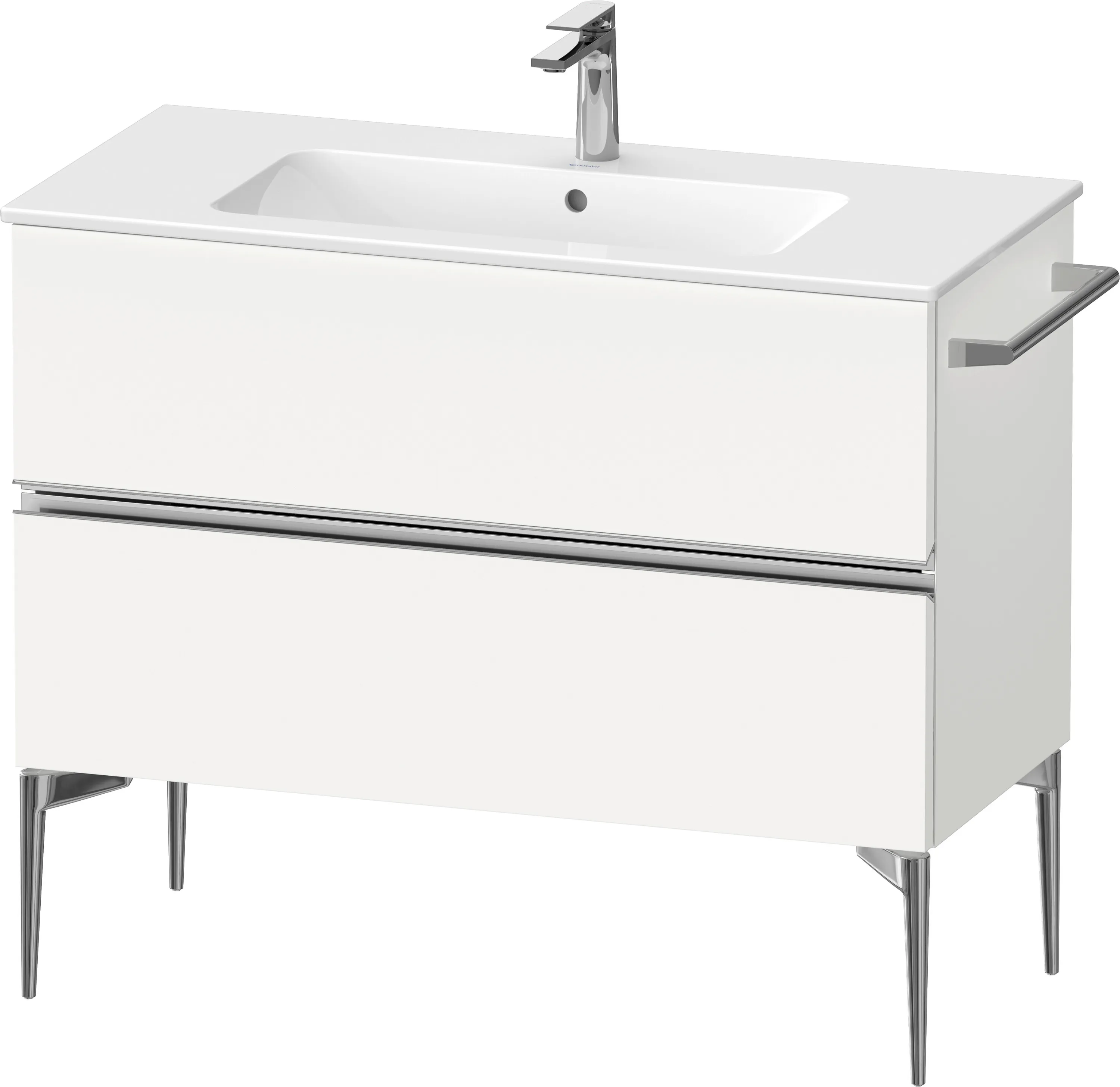 Duravit Waschtischunterschrank „Sivida“ 101 × 59,1 × 47,7 cm in Weiß Matt