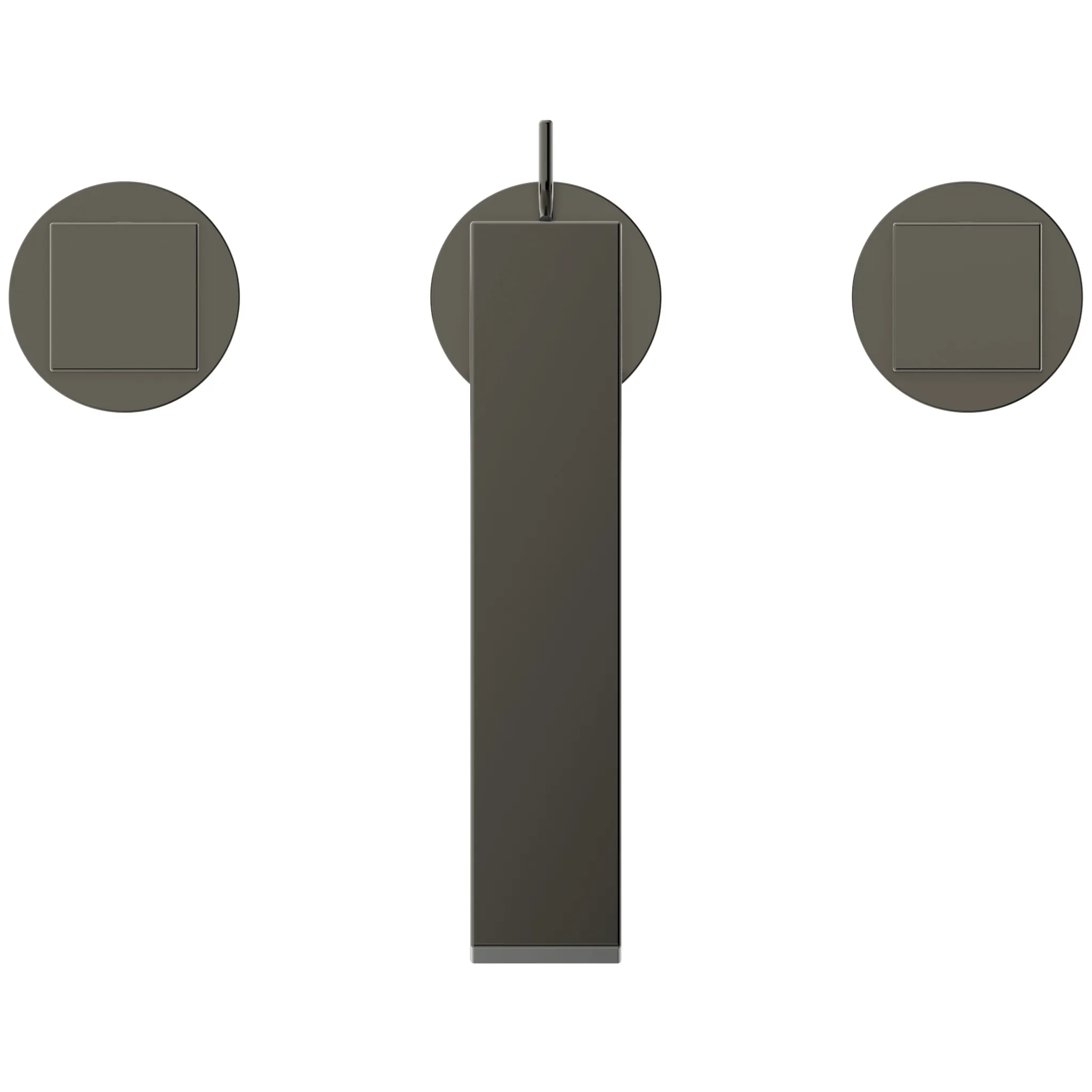 Ideal Standard 3-Loch-Waschtischarmatur Extra Ausladung 140mm Magnetic Grey