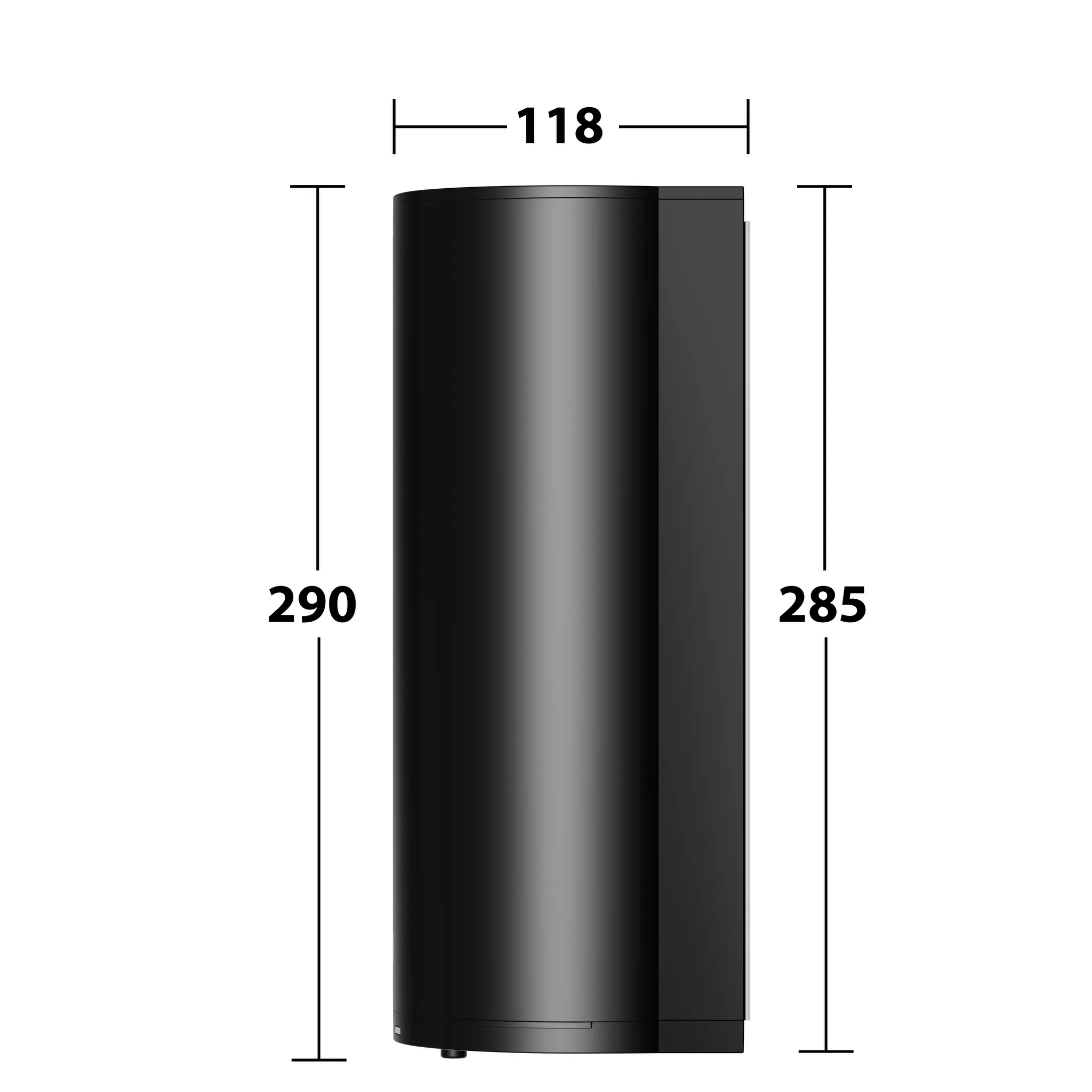 Plan Lotionspender elektronisch Wandmodell schwarz matt Plan Lotionspender elektronisch Wandmodell schwarz matt