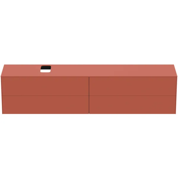Ideal Standard Conca Waschtischunterschrank, 4 Auszüge, Push-Open mit Softclose-Einzug, Sunset matt, 2387x505x550 mm Ideal Standard Conca Waschtischunterschrank, 4 Auszüge, Push-Open mit Softclose-Einzug, Sunset matt, 2387x505x550 mm