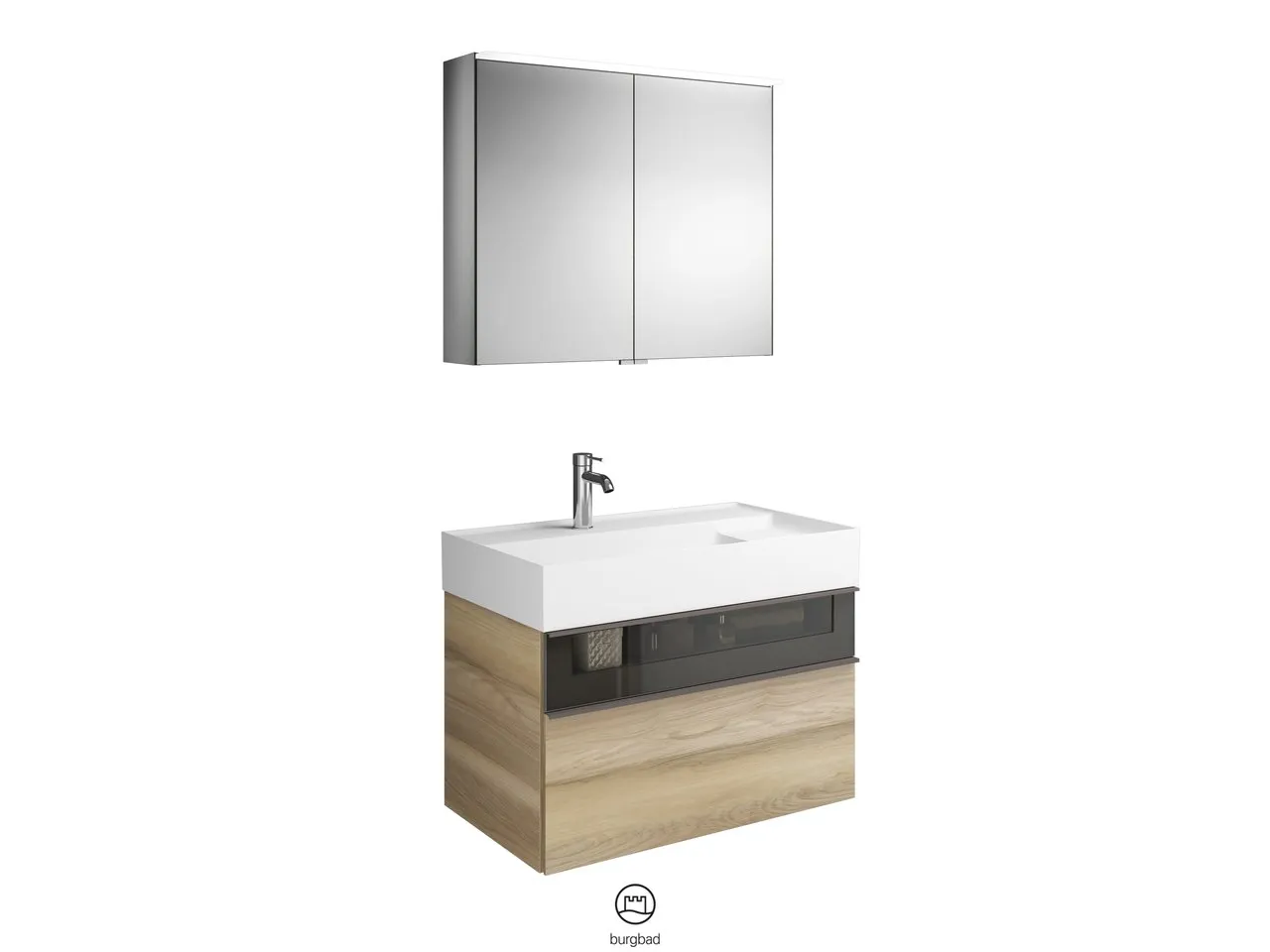burgbad Yumo PG1 Badmöbelset (SFKZ082) burgbad Yumo PG1 Badmöbelset (SFKZ082)