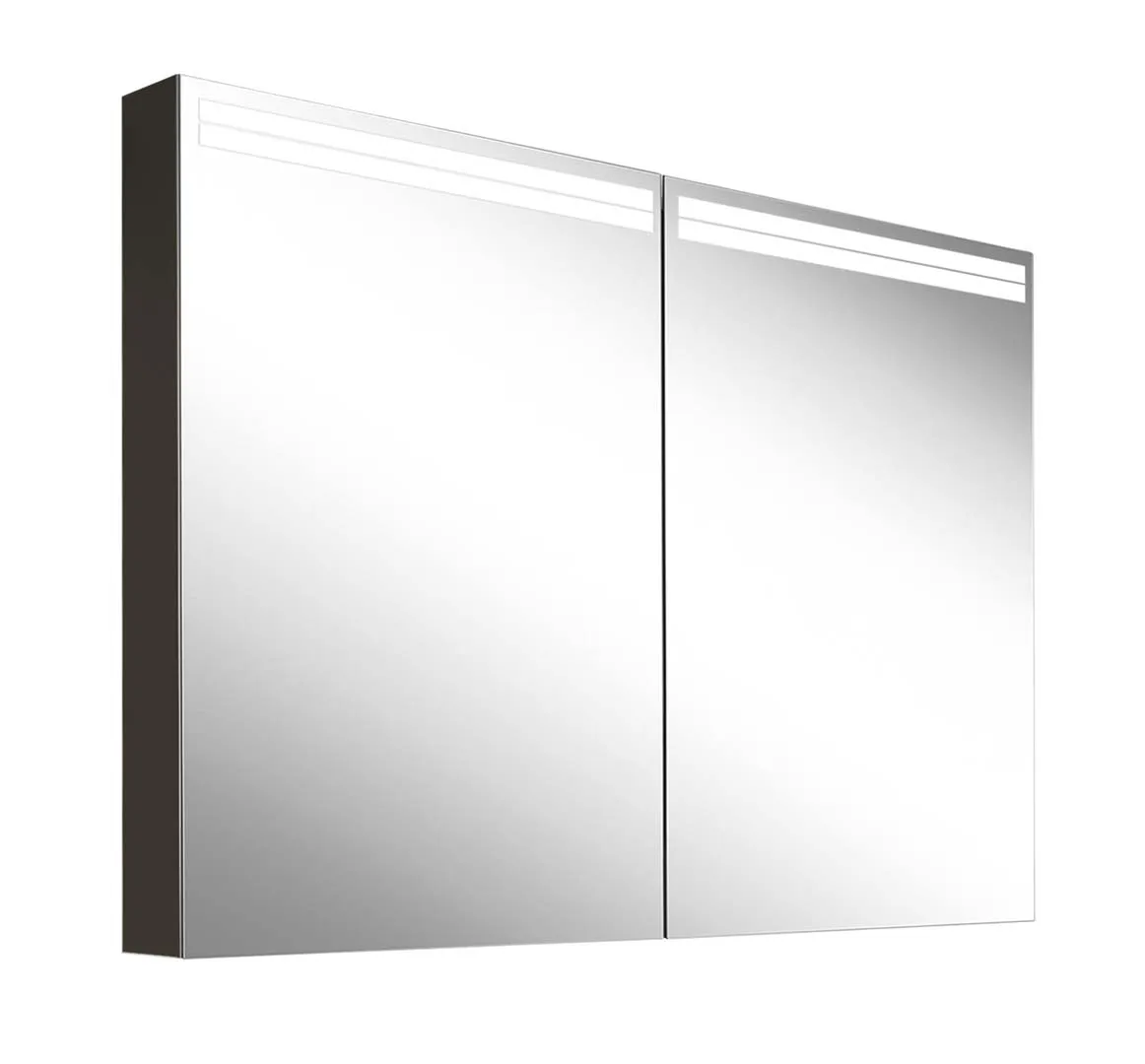 Schneider Spiegelschrank „ARANGA TW“ 895 × 700 × 120 mm in schwarz matt Schneider Spiegelschrank „ARANGA TW“ 895 × 700 × 120 mm in schwarz matt