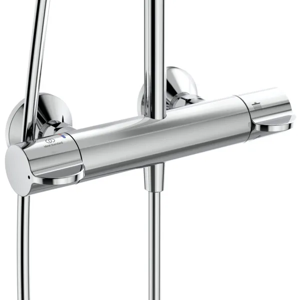 Ideal Standard Ceraplus Safe Duschsystem mit Brausethermostat Chrom Ideal Standard Ceraplus Safe Duschsystem mit Brausethermostat Chrom
