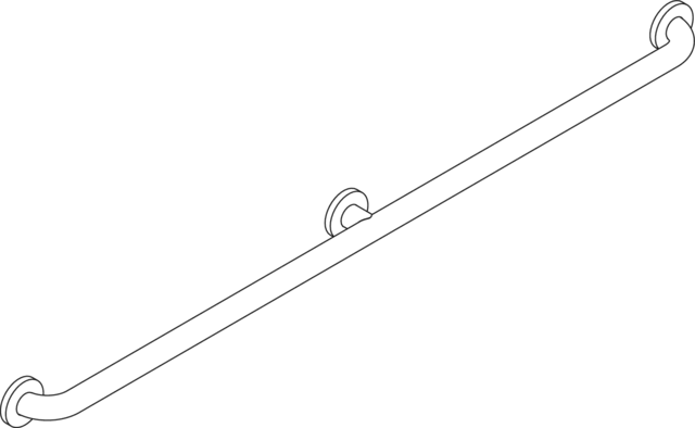 Haltegr.m.3. Stütze (USA), S. 801, Achsmaß 48 inch reinweiß Haltegr.m.3. Stütze (USA), S. 801, Achsmaß 48 inch reinweiß