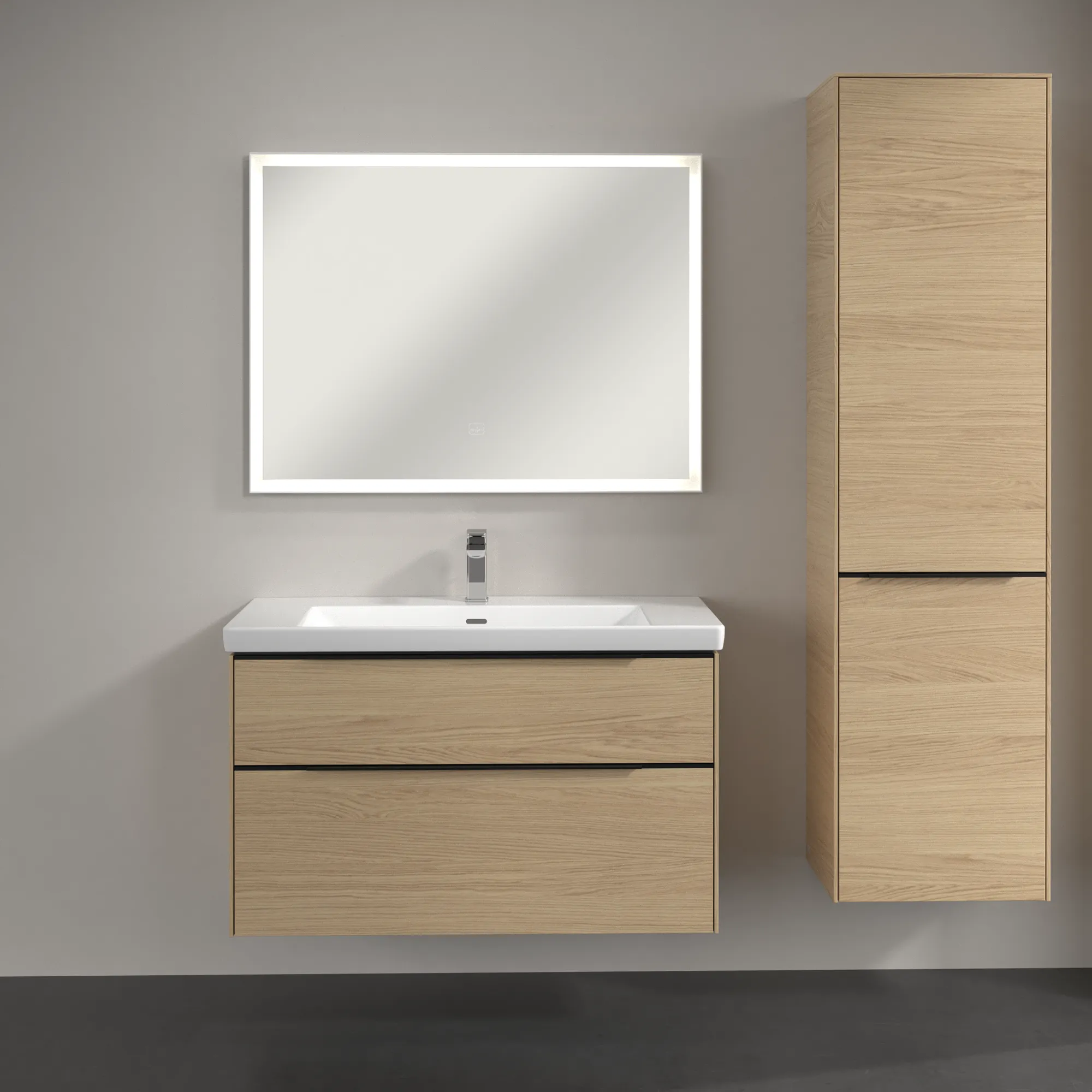 Villeroy & Boch Hochschrank mit Wäschekorb-Klappe „Subway 3.0“ 45 × 171 × 36,2 × 36,2 cm 1 Tür, 1 Wäscheklappe, 1 × fixer Fachboden, Anschlag: rechts, 2 × Glasfachboden, 1 Tür, Anschlag rechts Villeroy & Boch Hochschrank mit Wäschekorb-Klappe „Subway 3.0“ 45 × 171 × 36,2 × 36,2 cm 1 Tür, 1 Wäscheklappe, 1 × fixer Fachboden, Anschlag: rechts, 2 × Glasfachboden, 1 Tür, Anschlag rechts