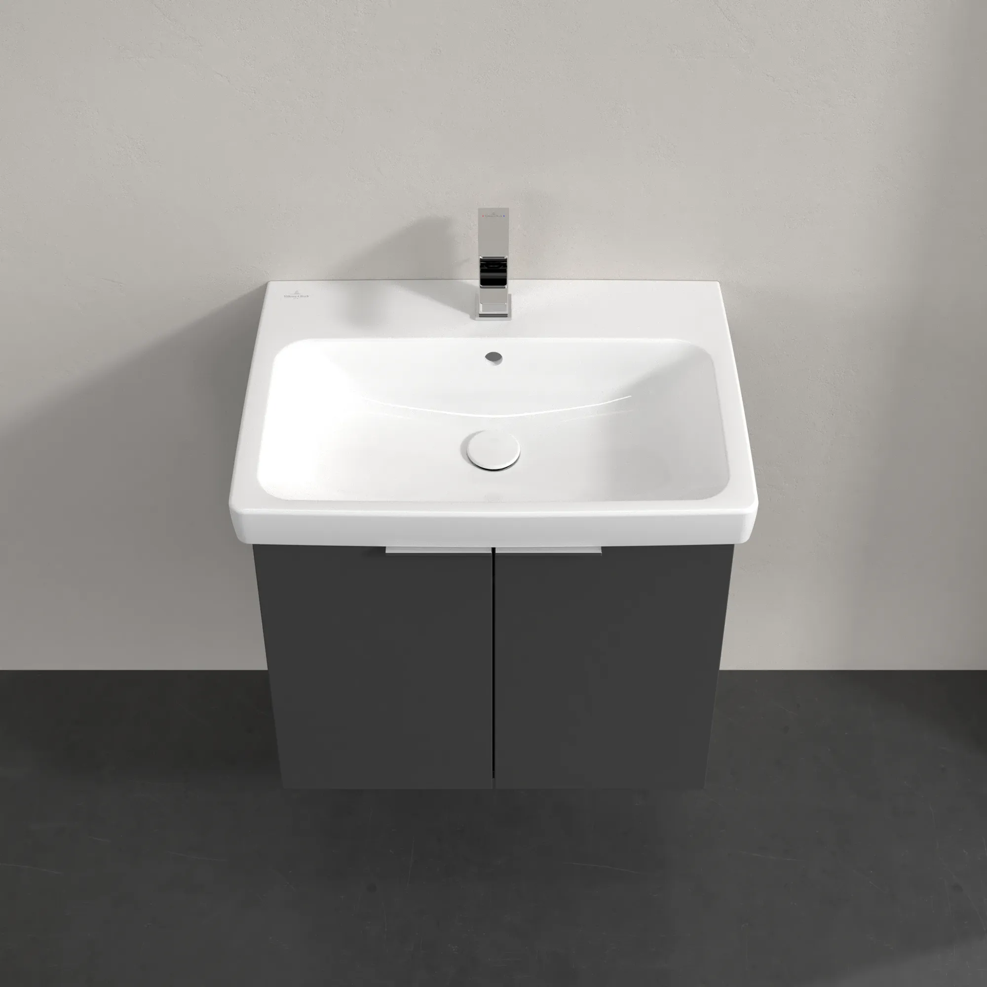 Villeroy & Boch Architectura Waschbeckenunterschrank B89100, 600x520x439 mm, 2 Türen, Grey