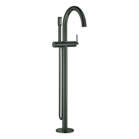 Einhand-Wannenbatterie Atrio 24368, Bodenmontage, Fertigmontageset für 45 984, mit Brauseset Rainshower Aqua Stick, chrom Einhand-Wannenbatterie Atrio 24368, Bodenmontage, Fertigmontageset für 45 984, mit Brauseset Rainshower Aqua Stick, chrom