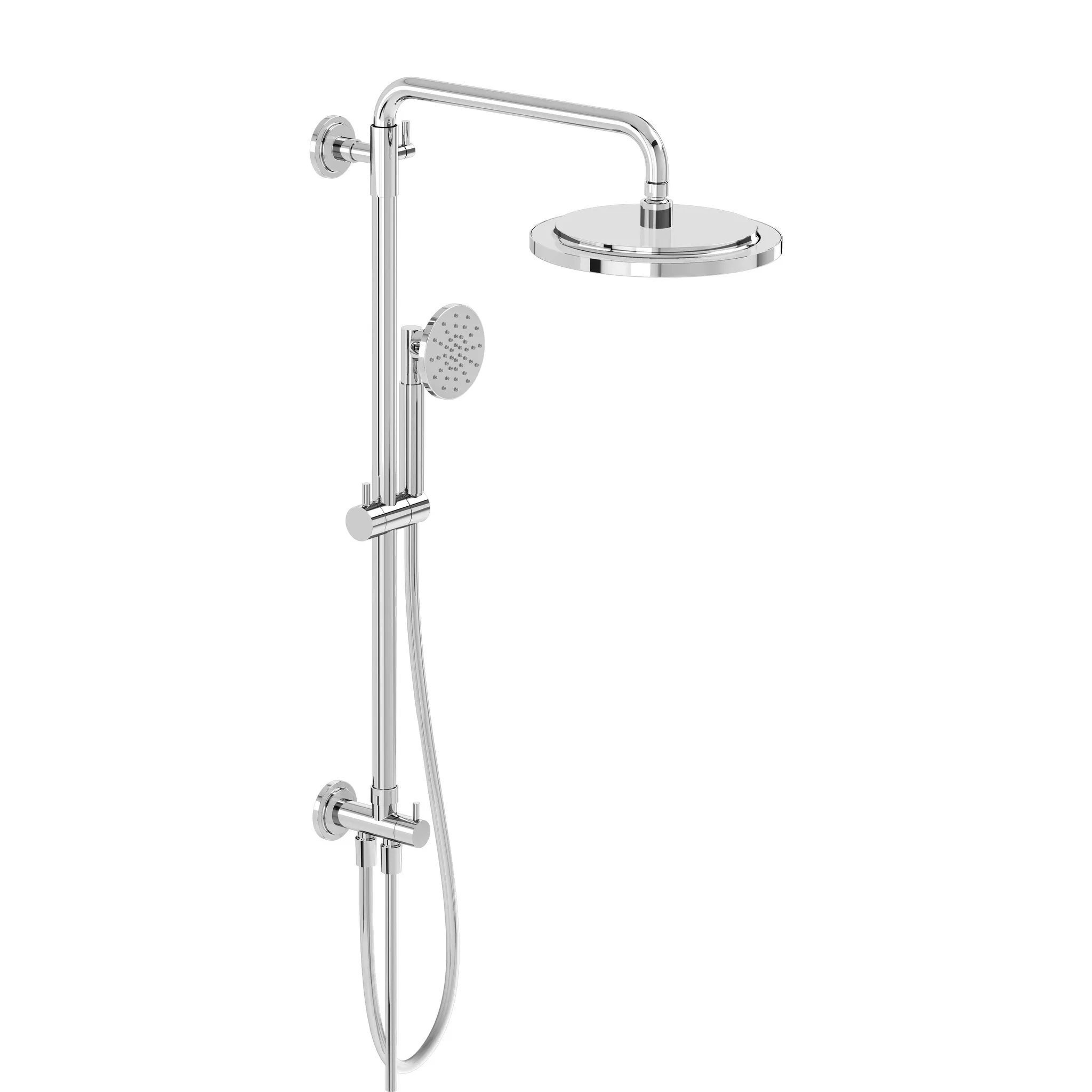 Origin Classic Duschsystem mit Kopf- und Handbrause Wandmontage Chrom Origin Classic Duschsystem mit Kopf- und Handbrause Wandmontage Chrom