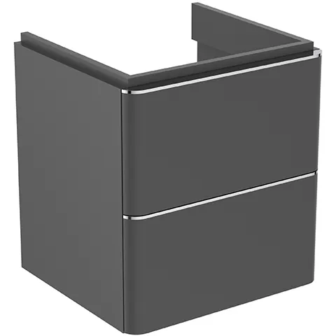 Ideal Standard Adapto Untere Schubladenfront 470 mm Anthrazit matt lackiert