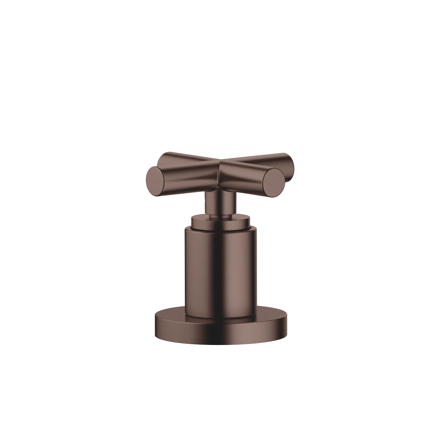 Dornbracht TARA Zweiwege-Umstellung für Wannenrand- oder Fliesenrandmontage, Dark Bronze gebürstet (PVD), Bohrungsdurchmesser 32 mm, Rosette