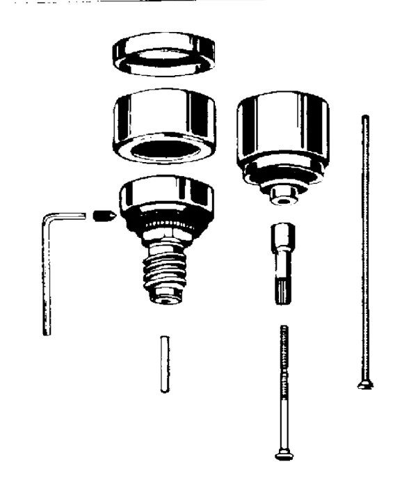 Verlängerung 47172, 27,5 mm, für Grohtherm 2000 Special, chrom