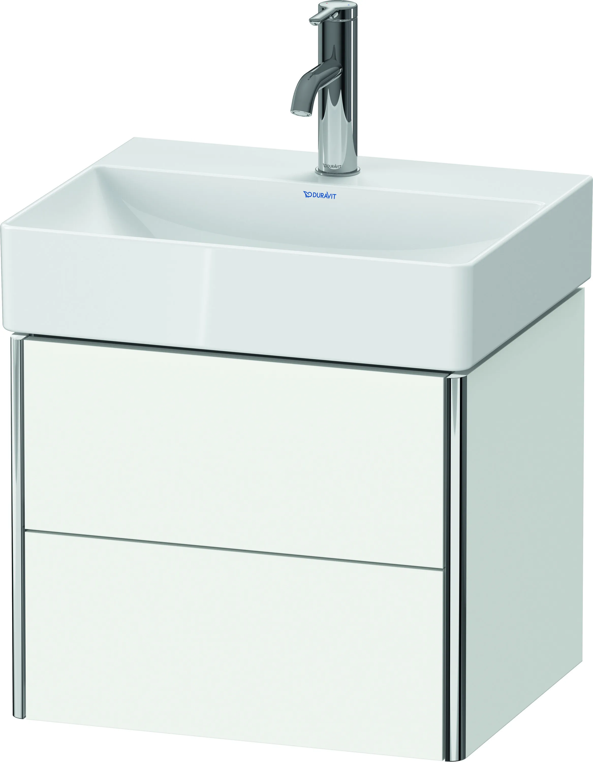 Duravit Waschtischunterschrank wandhängend „XSquare“ 48,4 × 39,7 × 39 cm Weiß Matt