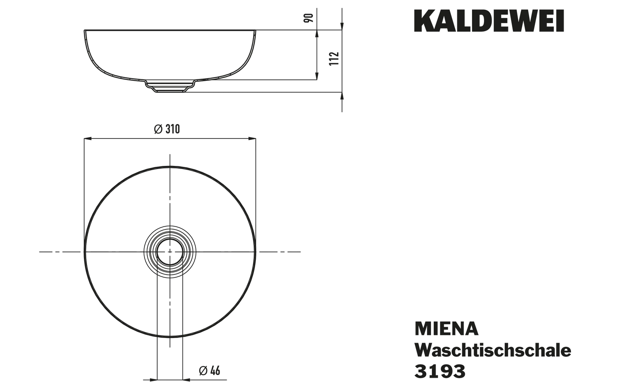 Waschtischschale „Miena“ ⌀ 31 cm in alpinweiß, mit Perl-Effekt Waschtischschale „Miena“ ⌀ 31 cm in alpinweiß, mit Perl-Effekt