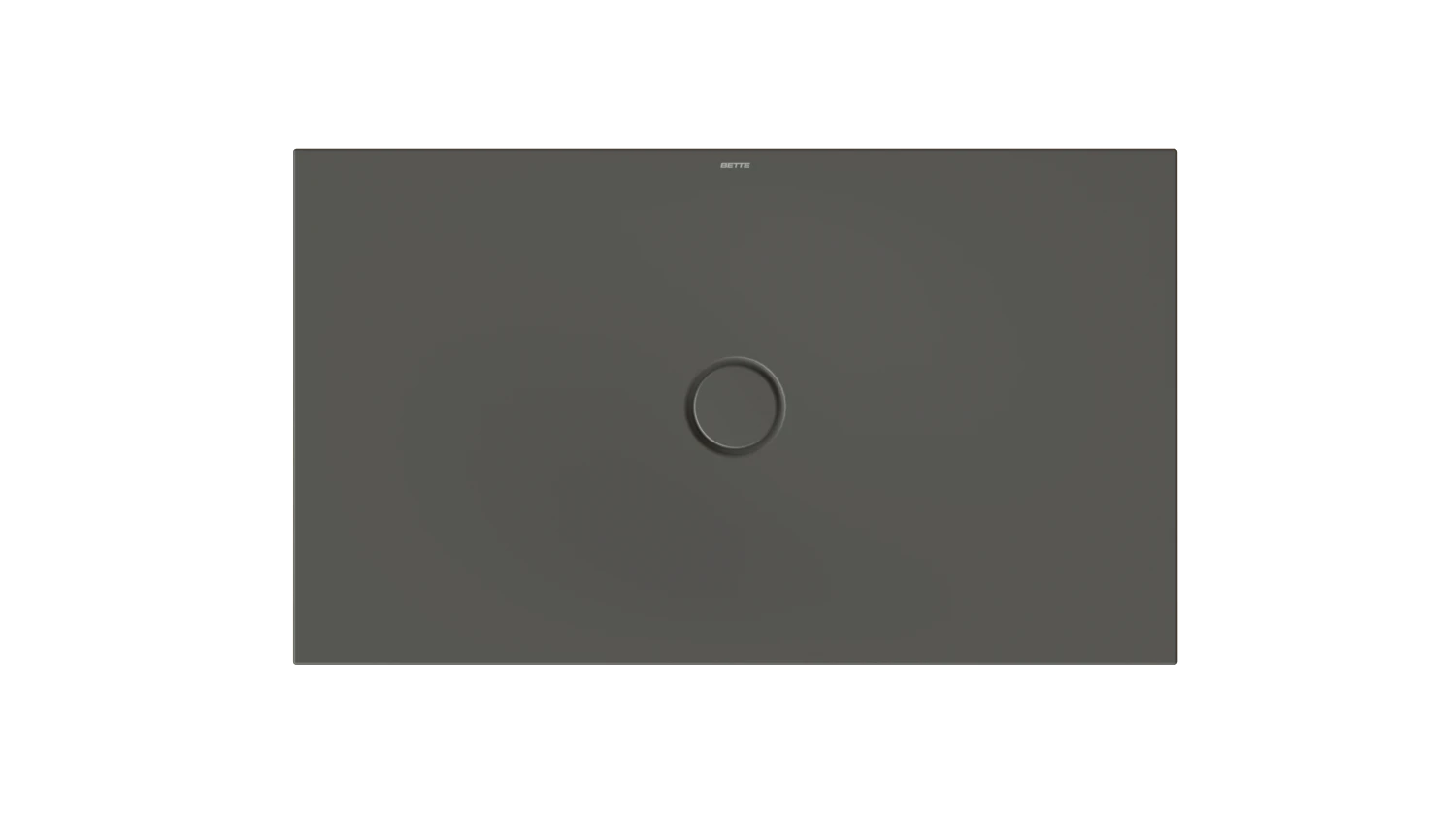Bette rechteck Duschwanne „BetteFloor“ 1200 × 700 mm mit BetteAntirutsch Pro, ohne Oberflächenveredelung, ohne Wannenträger, in Anthracite