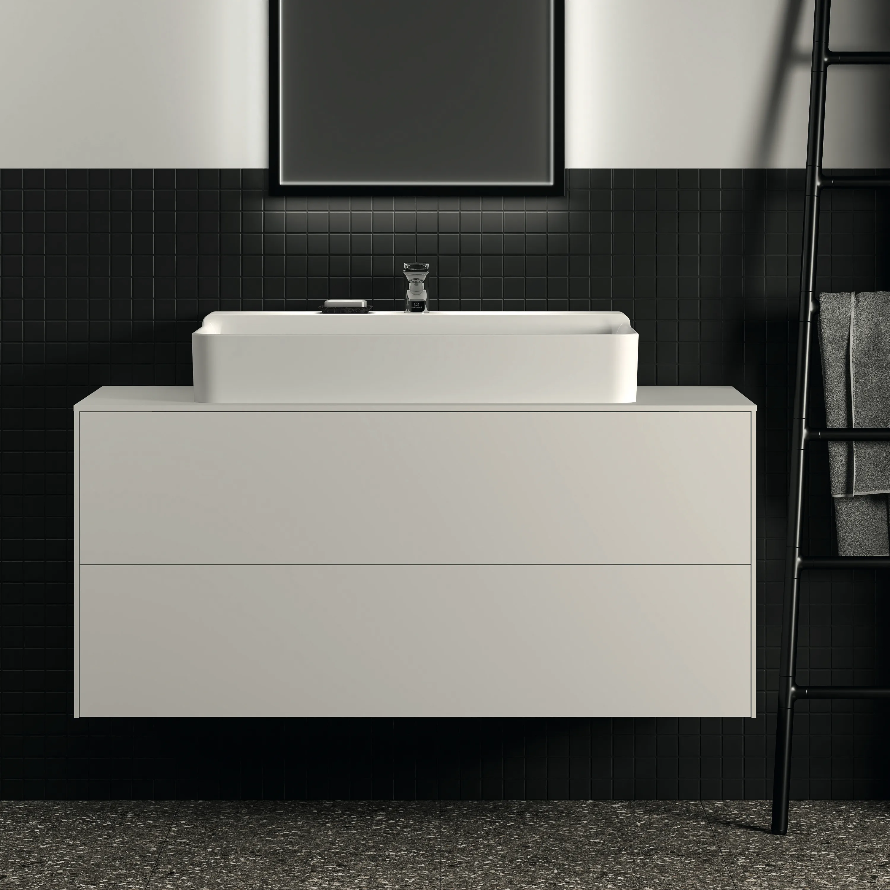 Ideal Standard Waschtischunterschrank Conca, 2 Auszüge, Weiß