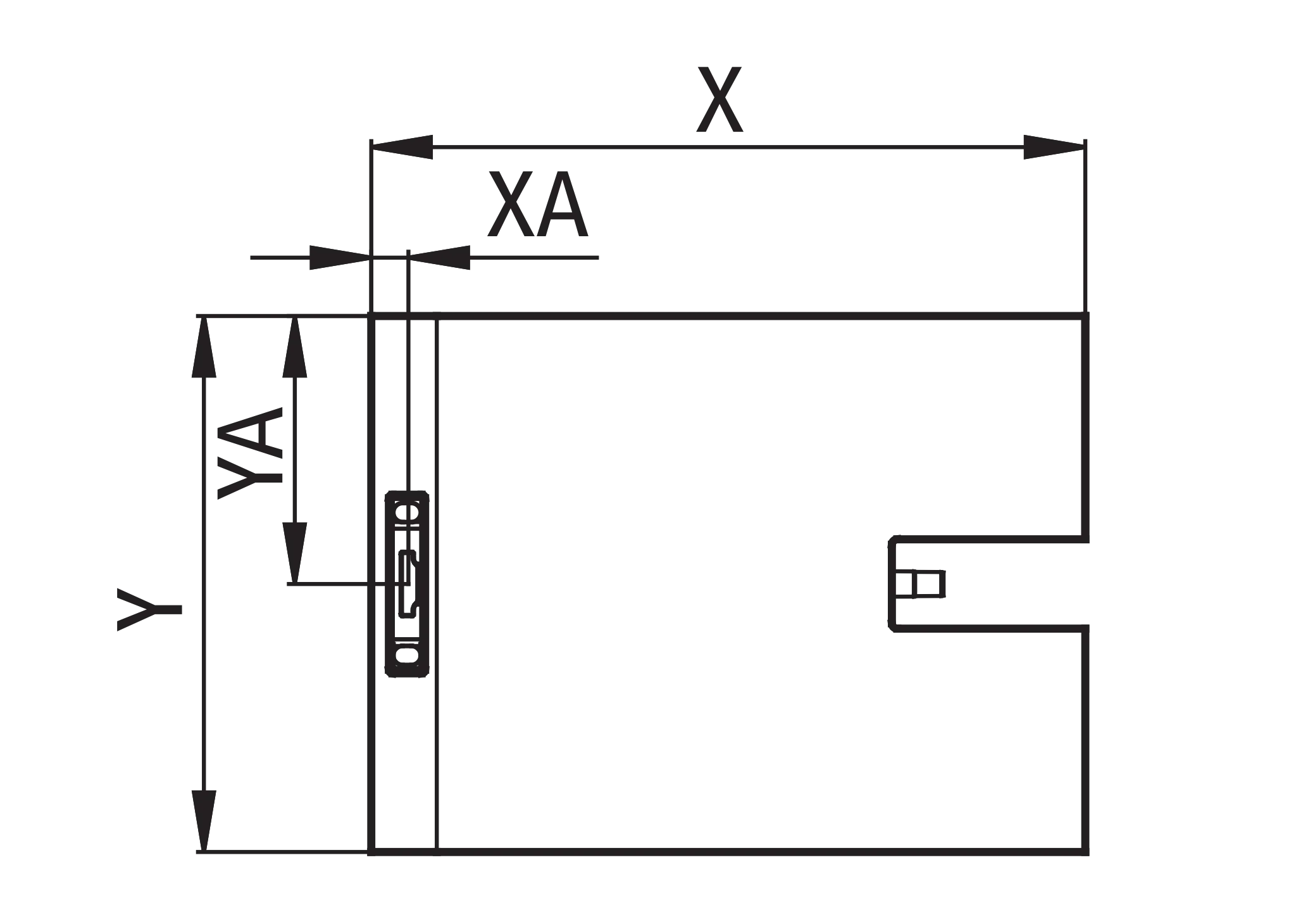 Duschelement Rinne wandseitig „Line“ 120 × 90 cm
