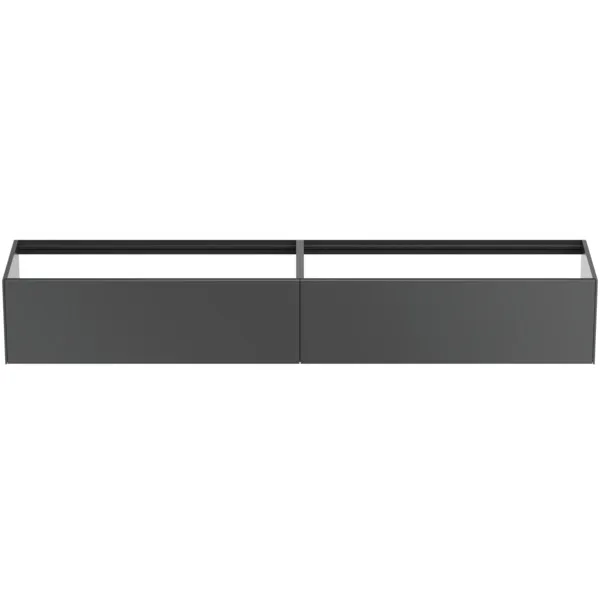 Ideal Standard Waschtischunterschrank Conca, 2 Auszüge, anthrazit Ideal Standard Waschtischunterschrank Conca, 2 Auszüge, anthrazit