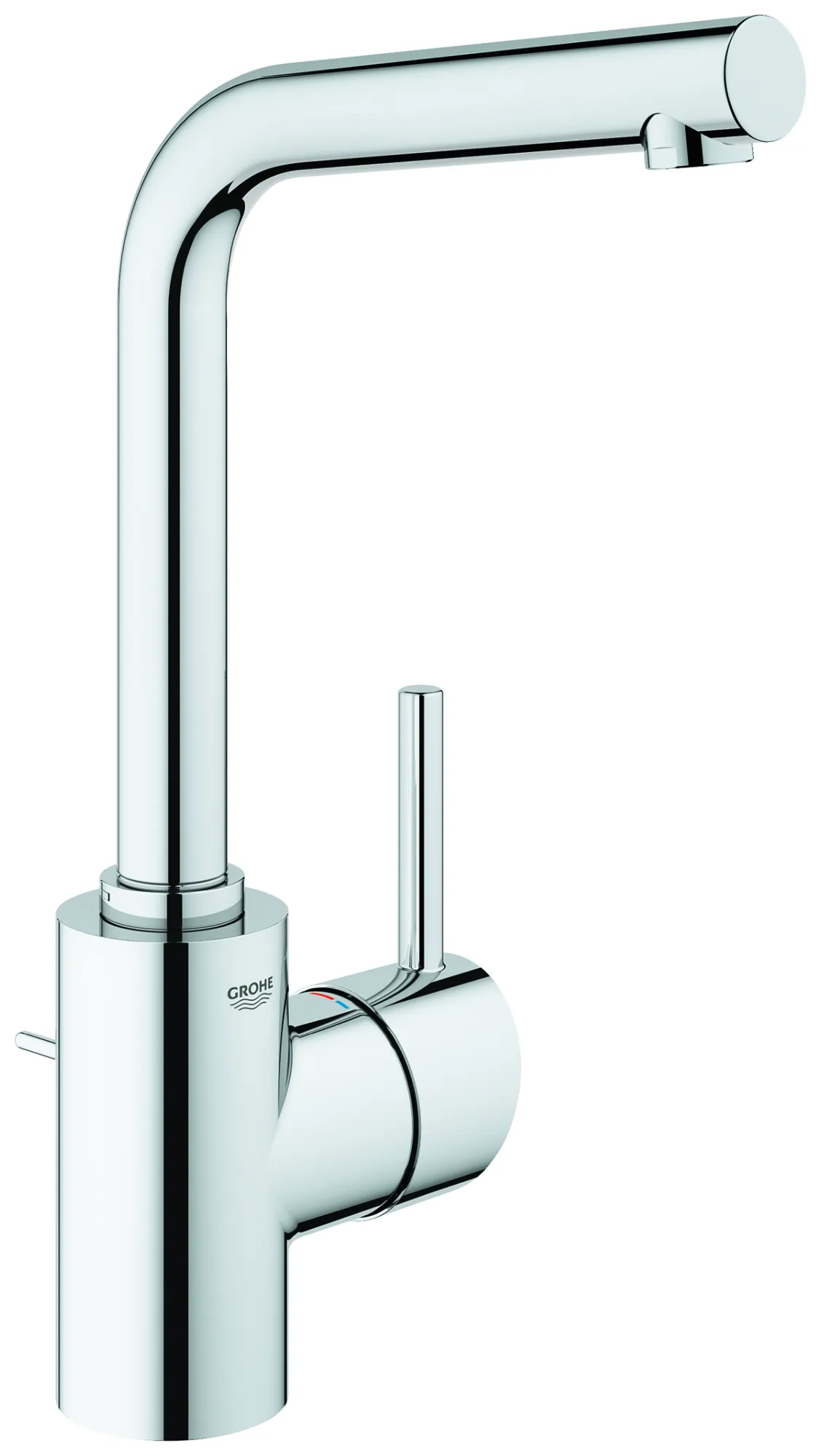 Einhand-Waschtischbatterie Concetto 23739_2, L-Size, Einlochmontage, getrennte innenliegende Wasserwege – kein Kontakt mit Blei oder Nickel, Zugstangen-Ablaufgarnitur 1 1/4″, chrom Einhand-Waschtischbatterie Concetto 23739_2, L-Size, Einlochmontage, getrennte innenliegende Wasserwege – kein Kontakt mit Blei oder Nickel, Zugstangen-Ablaufgarnitur 1 1/4″, chrom