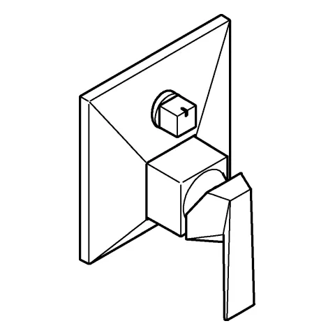 Grohe Allure Brilliant Einhandbatterie mit 3-Wege Umstellung, Fertigmontageset für Grohe Rapido SmartBox Grohe Allure Brilliant Einhandbatterie mit 3-Wege Umstellung, Fertigmontageset für Grohe Rapido SmartBox